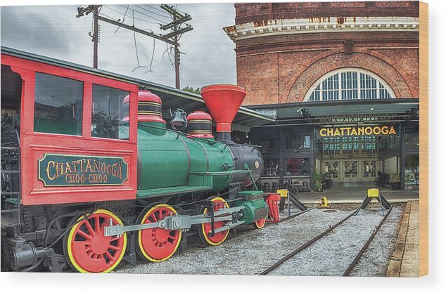 Train Wood Print featuring the photograph Chattanooga Choo Choo by Susan Rissi Tregoning