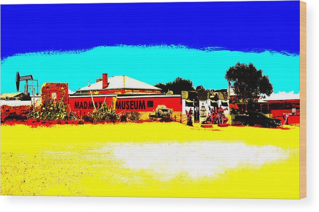 Mad Max Wood Print featuring the photograph Mad Max Museum - Outback by Lexa Harpell