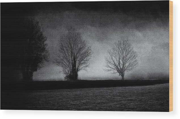 Mood Wood Print featuring the photograph Magic Time by Richard Bland