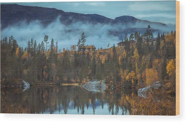 Mountains Wood Print featuring the photograph Mountain Mood by Sven Olav Vahlenkamp