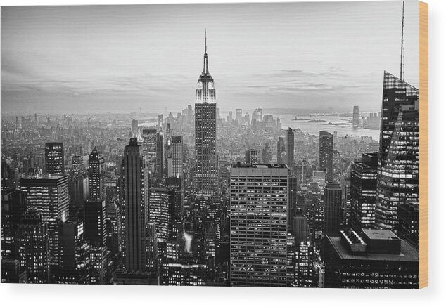 Outdoors Wood Print featuring the photograph New York City by Randy Le'moine