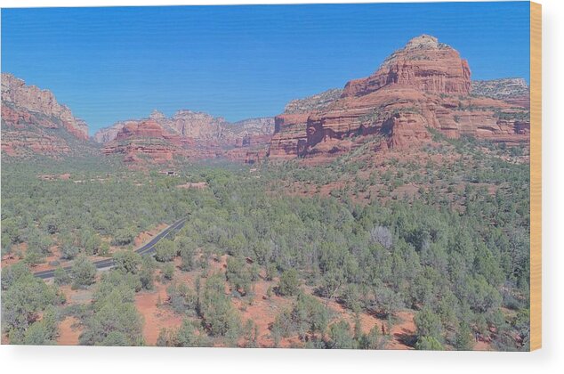Sedona Wood Print featuring the photograph S E D O N A by Anthony Giammarino