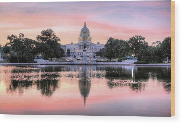 Capital Wood Print featuring the photograph The Republic Awakens by JC Findley