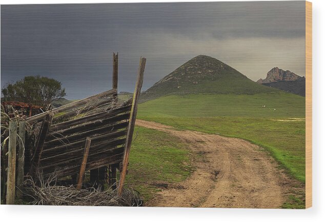  Wood Print featuring the photograph San Luis Obispo #2 by Lars Mikkelsen