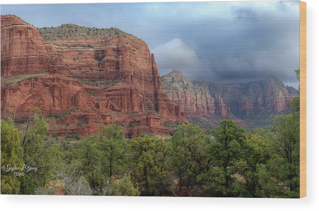  Wood Print featuring the photograph Sedona #1 by G Lamar Yancy