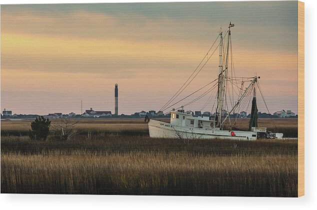 Southport Wood Print featuring the photograph Southport Morning #1 by Nick Noble