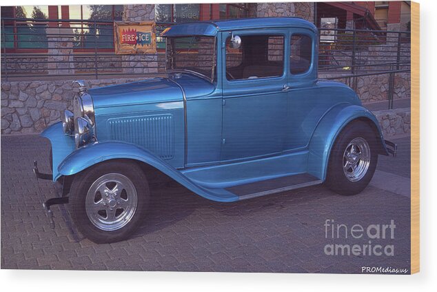 1931 Ford Wood Print featuring the photograph 1931 Ford Model A by PROMedias US