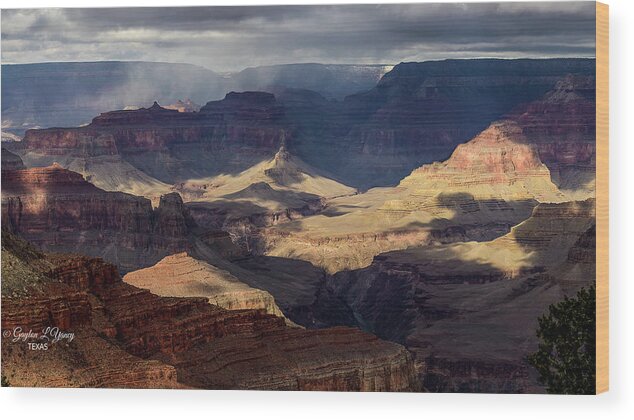  Wood Print featuring the photograph Grand Canyon #3 by G Lamar Yancy