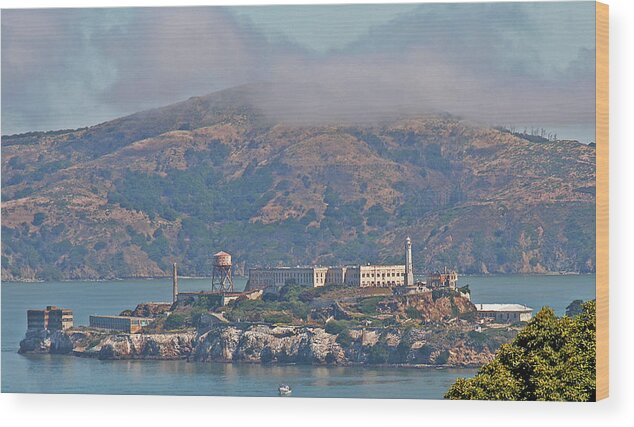 Alcatraz Wood Print featuring the photograph Alcatraz Island - San Francisco, California USA by Richard Krebs