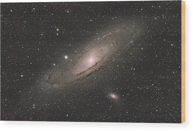 Andromeda Wood Print featuring the photograph Andromeda Galaxy by Brian Weber