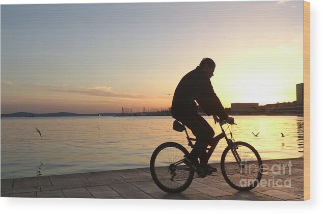 Bicycle Wood Print featuring the photograph Bicycle by Alexandra Vusir