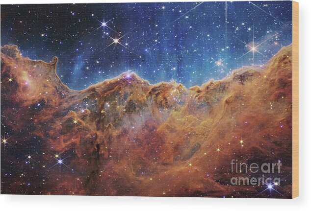 Astronomical Wood Print featuring the photograph C056/2352 by Science Photo Library