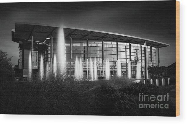 #citysprings Wood Print featuring the photograph City Springs Performing Arts Center by Doug Sturgess