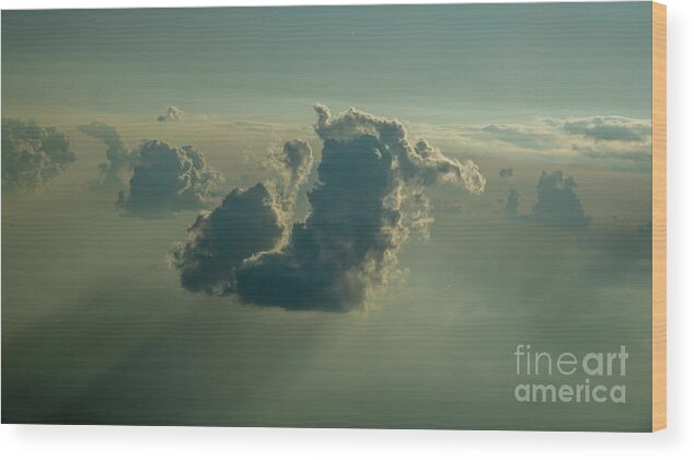 0778 Wood Print featuring the photograph Clouds CVII by FineArtRoyal Joshua Mimbs