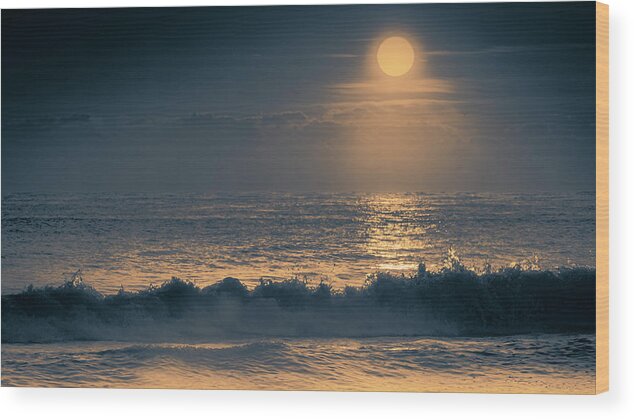 Top Artist Wood Print featuring the photograph 4143 Delray Beach Atlantic Ocean by Amyn Nasser Neptune Gallery