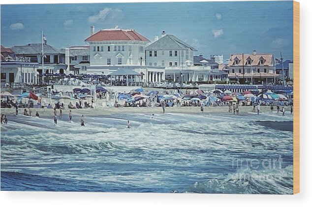 Shore Wood Print featuring the photograph Down The Shore by David Rucker