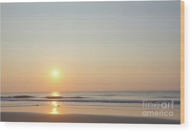 Hilton Head Wood Print featuring the photograph Hilton Head Sunrise 7 by Andrea Anderegg