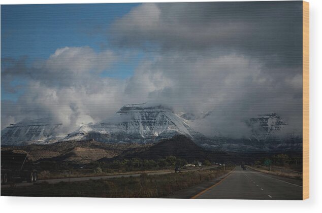 Rocky Mountains Wood Print featuring the photograph Into the Rockies by Ryan Smith