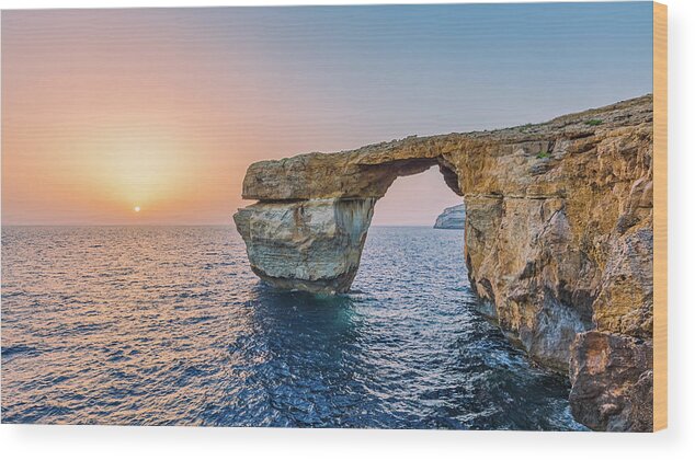 Malta Wood Print featuring the photograph Malta 15 by Tom Uhlenberg