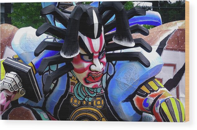 Japan Wood Print featuring the photograph Nebuta festival by Tim Ernst