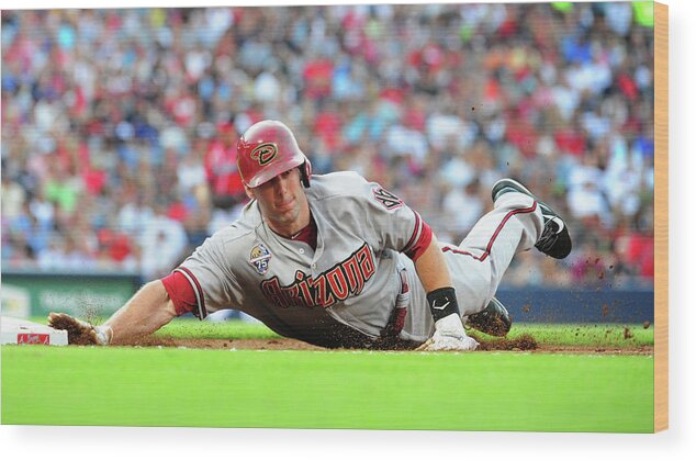 Atlanta Wood Print featuring the photograph Paul Goldschmidt by Scott Cunningham