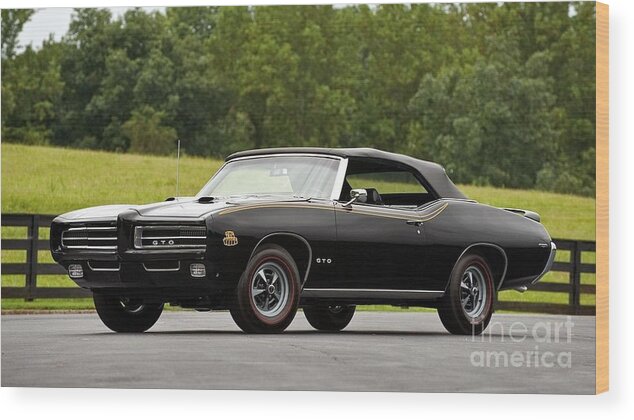 Pontiac Wood Print featuring the photograph Pontiac GTO by Action