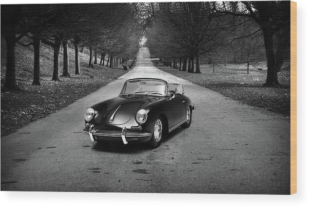 Porsche Wood Print featuring the photograph Porsche 356 1965 by Mark Rogan