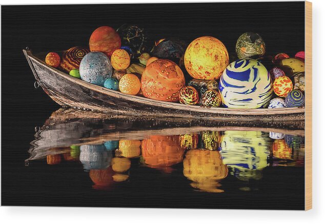 Boat Ride Wood Print featuring the photograph The Boat Ride by Sylvia Goldkranz