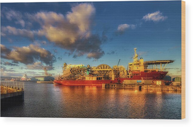 Scotland Wood Print featuring the photograph The Technip by Micah Offman