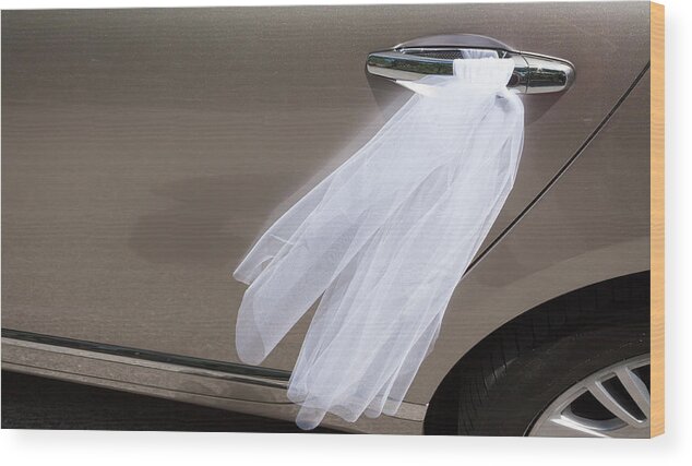 Wedding Wood Print featuring the photograph Wedding Bently by Jim Whitley