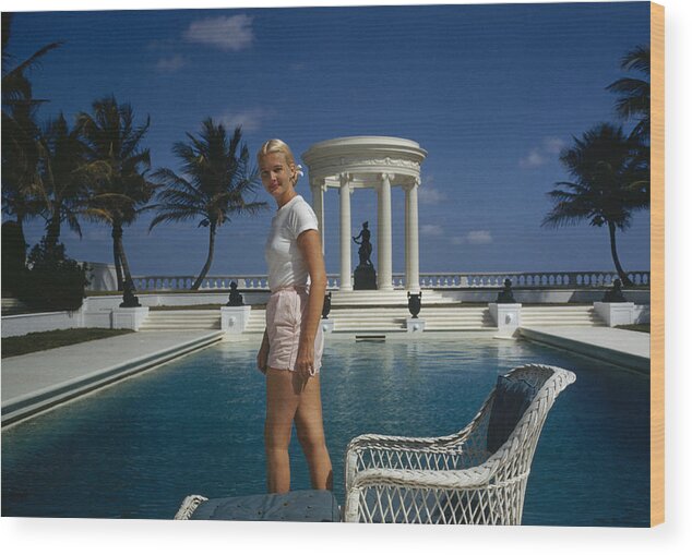 People Wood Print featuring the photograph C.z. Guest by Slim Aarons