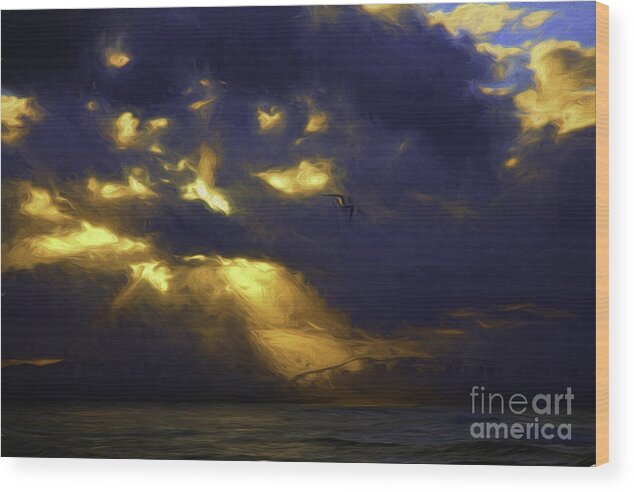 Australia Wood Print featuring the photograph Byron Bay sunset by Sheila Smart Fine Art Photography