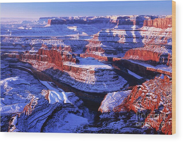 Utah Wood Print featuring the photograph Dead Horse Point at New Year Day by Benedict Heekwan Yang