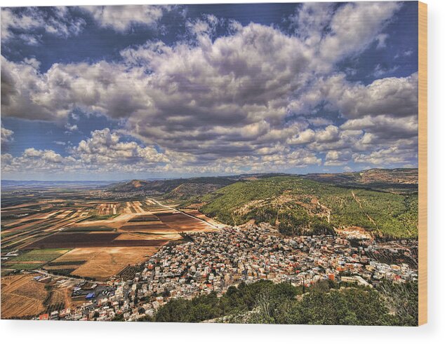Israel Wood Print featuring the photograph Emek Israel by Ron Shoshani