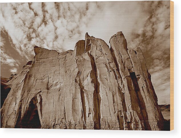 American Wood Print featuring the photograph Rock Mound by Matthew Pace