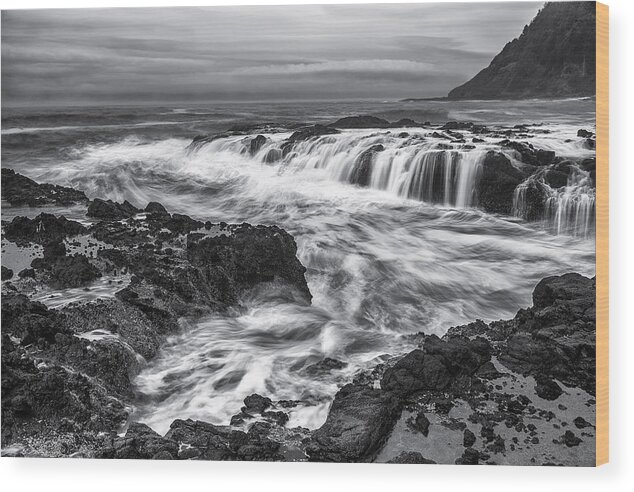 Sky Wood Print featuring the photograph Tidal Flows by Jon Glaser
