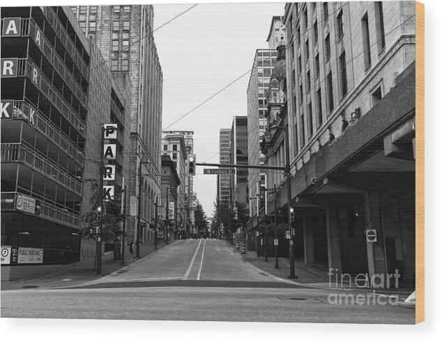 West Hastings Street Wood Print featuring the photograph West Hastings Street by John Rizzuto