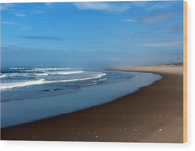 Landscape Wood Print featuring the photograph Solitary by Jo Sheehan