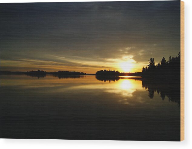 Landscape Wood Print featuring the photograph Sunrise by Steven Clipperton