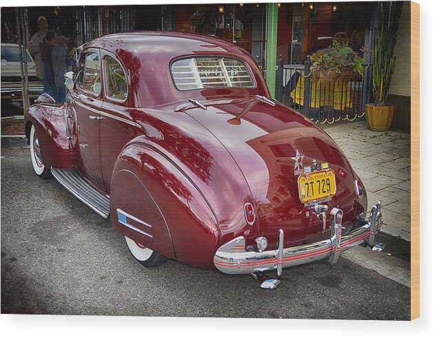 Chevy Wood Print featuring the photograph 40 Chevy Escondido by Bill Dutting
