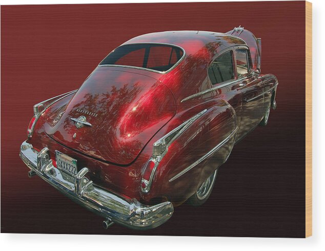 1950 Wood Print featuring the photograph 50 Olds Fastback by Bill Dutting