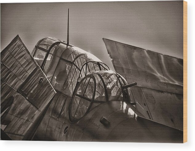 Avenger Wood Print featuring the photograph Aircraft series 3 by Bill Dutting