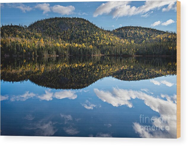 Canada Wood Print featuring the photograph Bear Trap Lake by Doug Gibbons