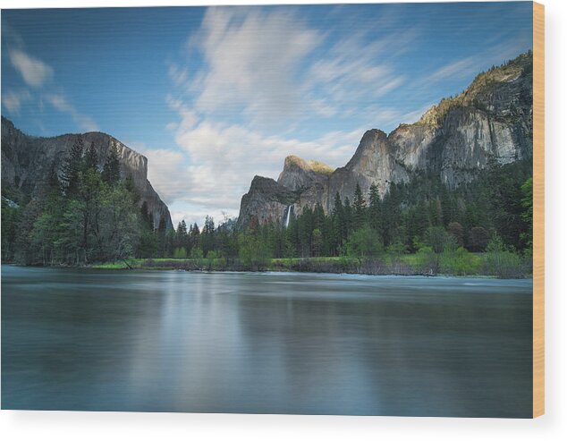 Yosemite Wood Print featuring the photograph Beautiful Yosemite by Larry Marshall
