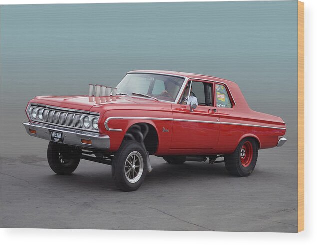 Plymouth Wood Print featuring the photograph Belvedere Hemi by Bill Dutting