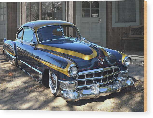 Caddy Wood Print featuring the photograph Caddy Sedanette by Bill Dutting