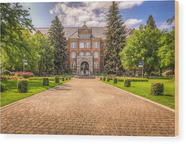 Spokane Wood Print featuring the photograph Gonzaga University II by Spencer McDonald