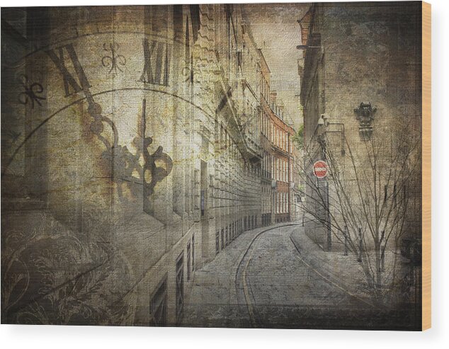London Wood Print featuring the digital art Ironmonger Lane by Nicky Jameson
