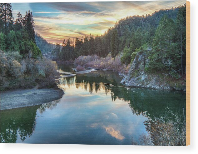 Russian River Wood Print featuring the photograph Monte Rio #1 by Mike Neal