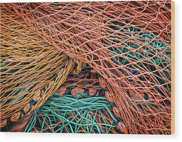 Skye Wood Print featuring the photograph Nets on Skye by Bud Simpson